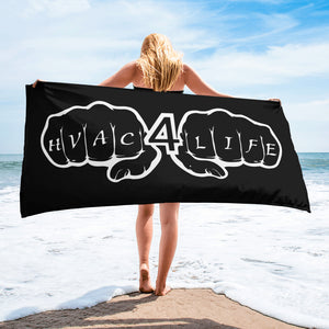 HVAC 4 LIFE BEACH TOWEL