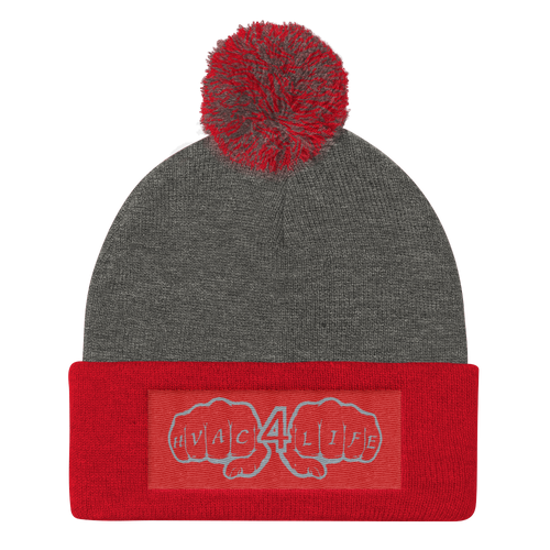 Pom Pom Knit Cap