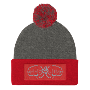 Pom Pom Knit Cap