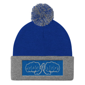 Pom Pom Knit Cap